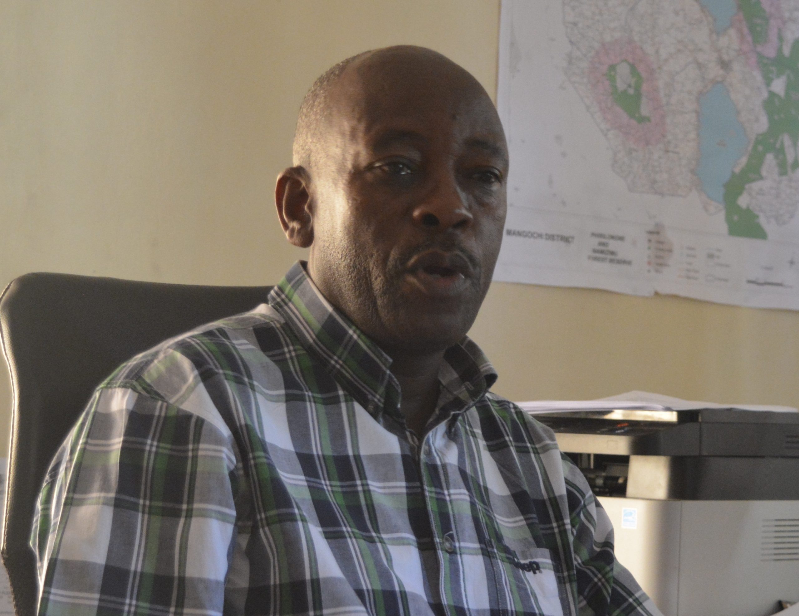 Mangochi District Forestry Officer, Leonard Kamangadadzi. Pic. Maxwell Kudzala (Mana)